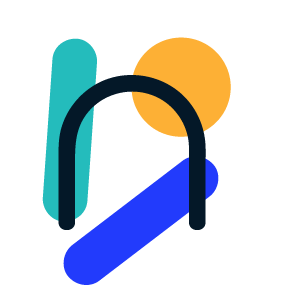 A graphical image design icon